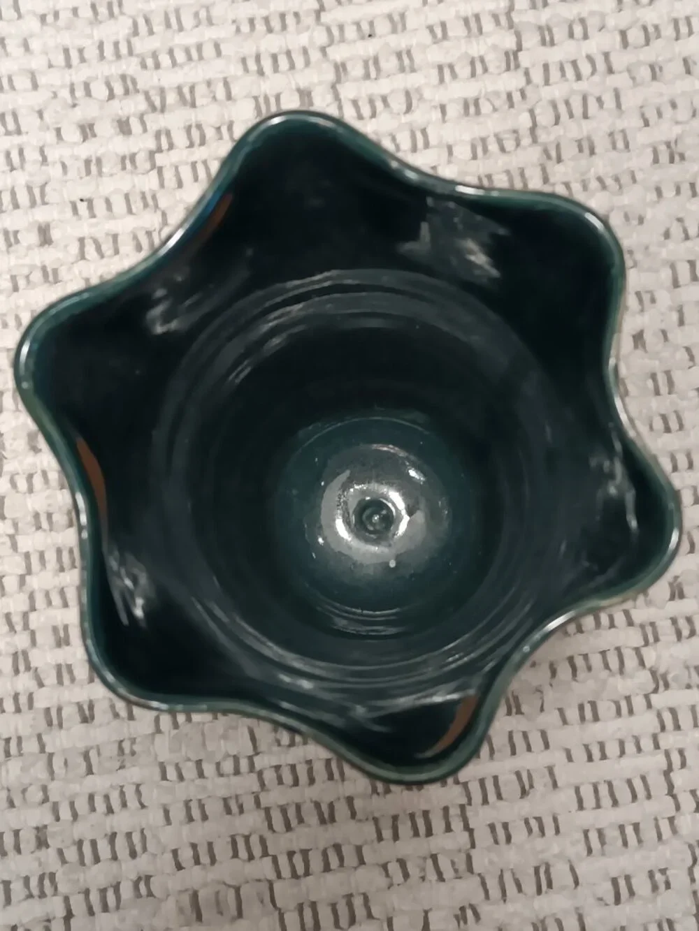 Handmade Artisan Pottery Fluted Edge 6